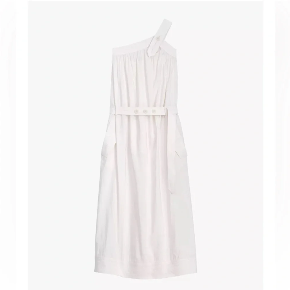 Zara Asymmetric neckline with wide strap and off-the-shoulder design Size XS - Picture 4 of 15